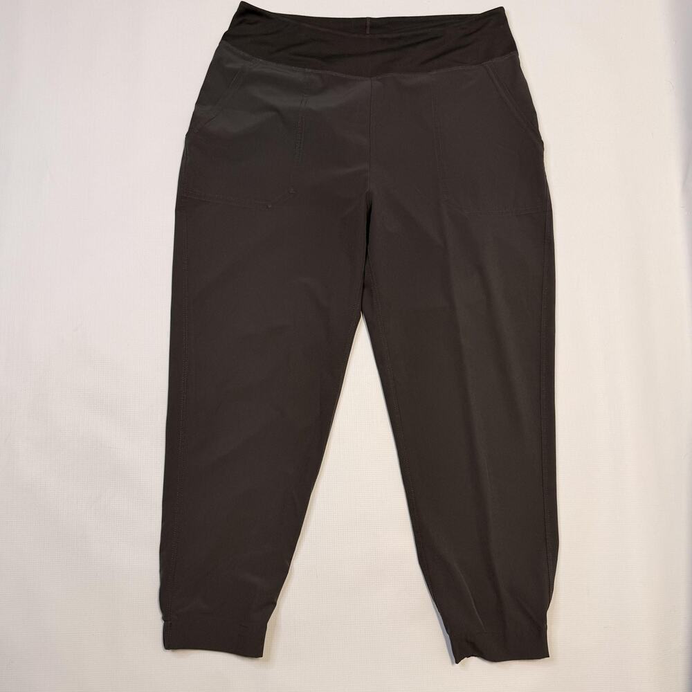 Patagonia Happy Hike Jogger Pants Womens XL Gray Elastic Waist Hiking Trail